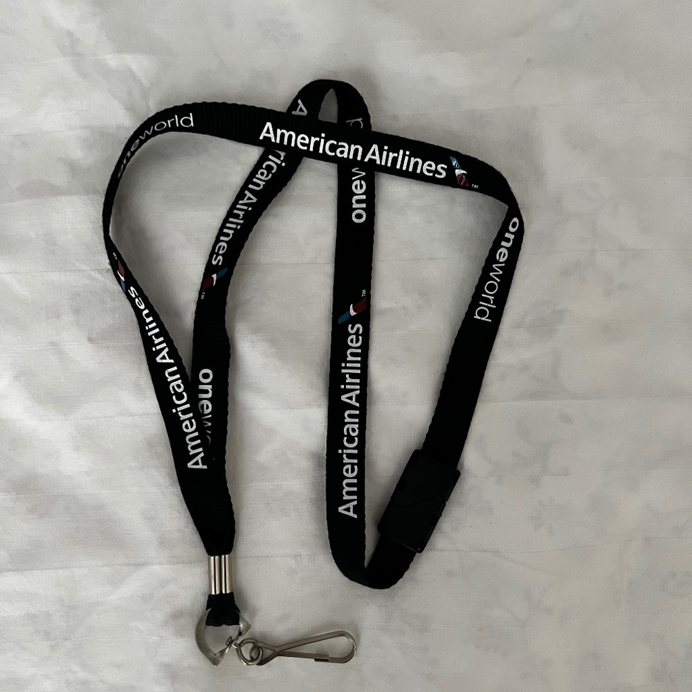American Airlines lanyard